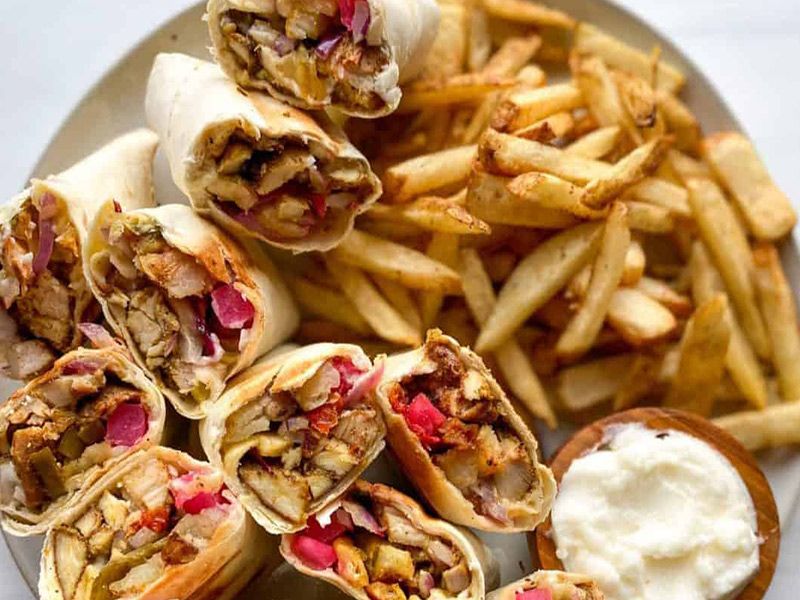 Double Arabic Chicken Shawerma Meal