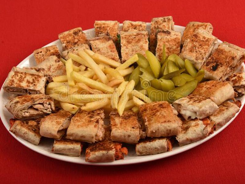 Double Arabic Meat Shawerma Meal