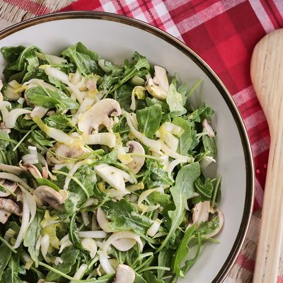 Rocula and Mushroom Salad