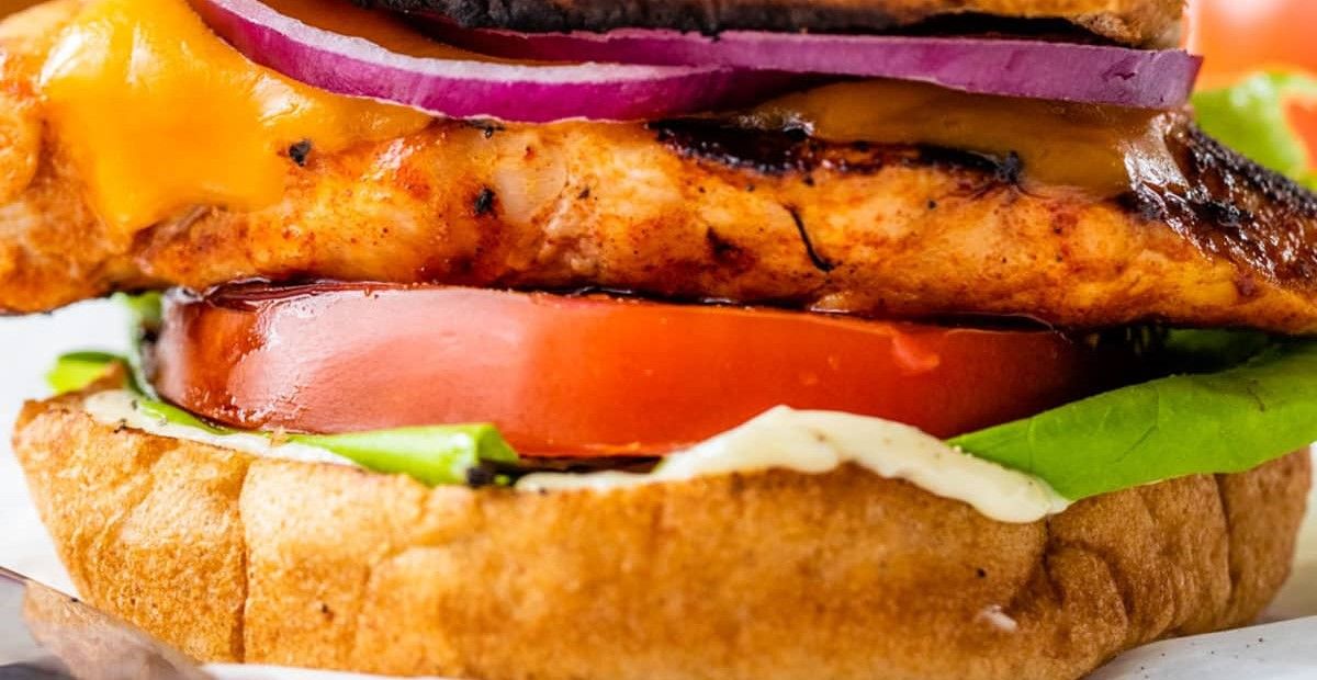Grilled Mexican Chicken Sandwich