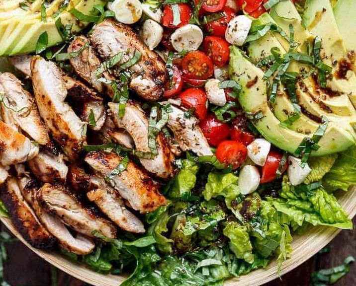 Italian Chicken Mozzarella Salad