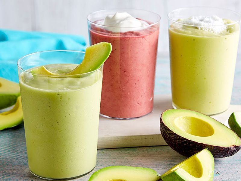 Avocado With Coconuts Cocktail