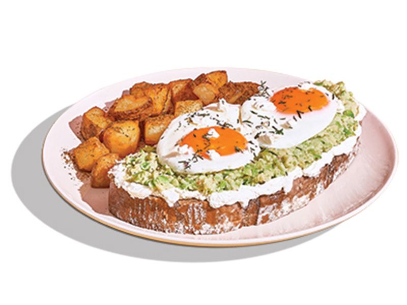Avocado Ranch With Eggs