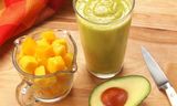Avocado With Mango Juice