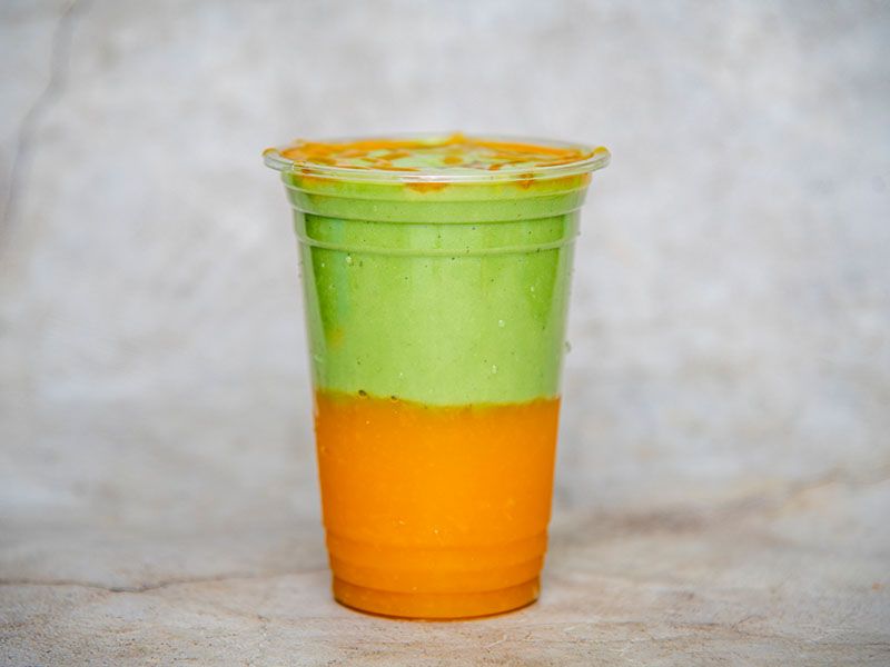 Avocado With Mango Juice