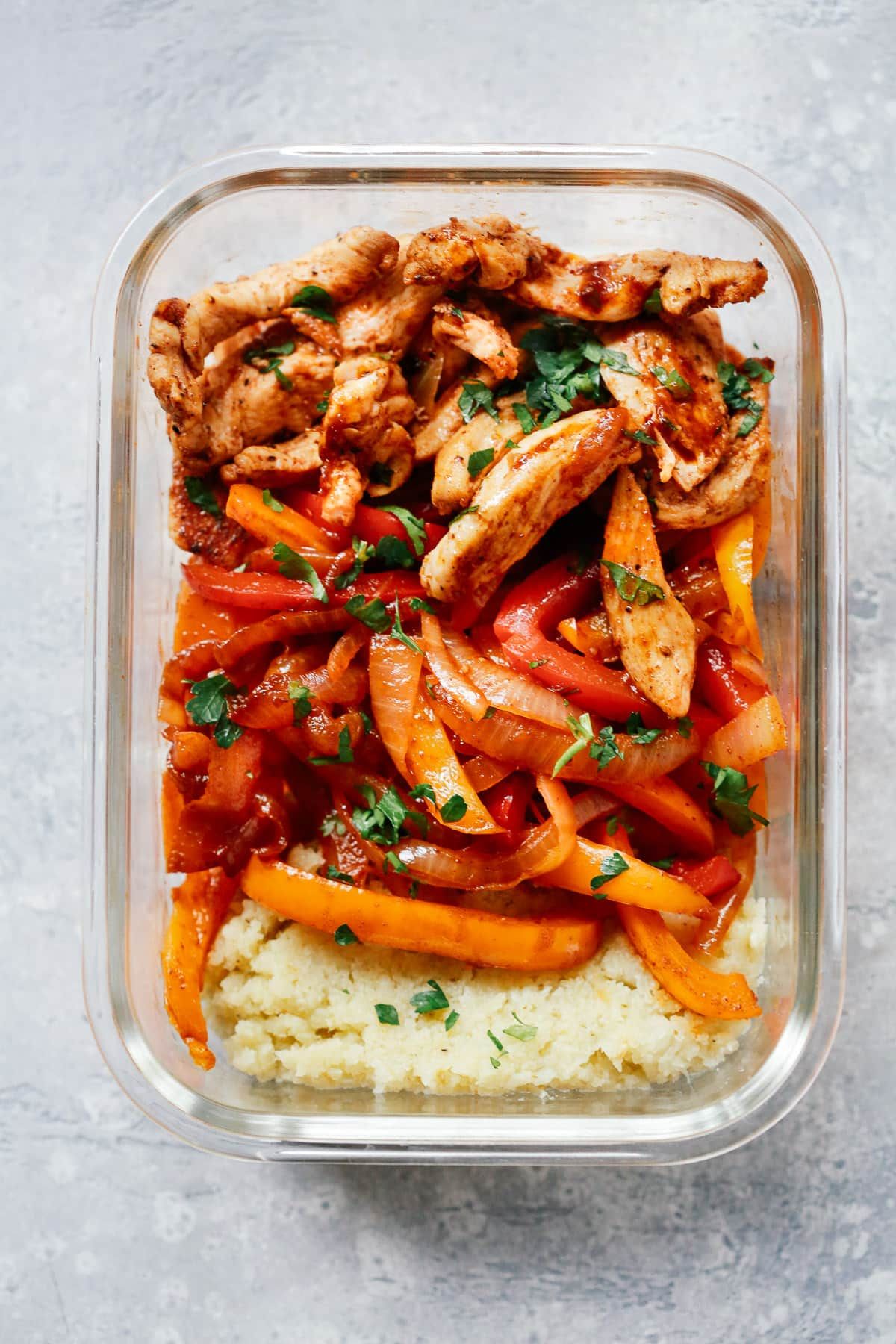 Chicken Fajita Dish
