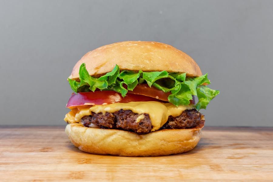 Cheesy Burger Sandwich