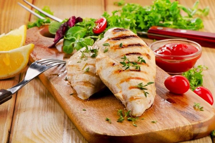 Grilled Chicken Breasts Meal