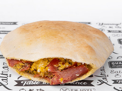 Pastrami egg potatoes Sandwich