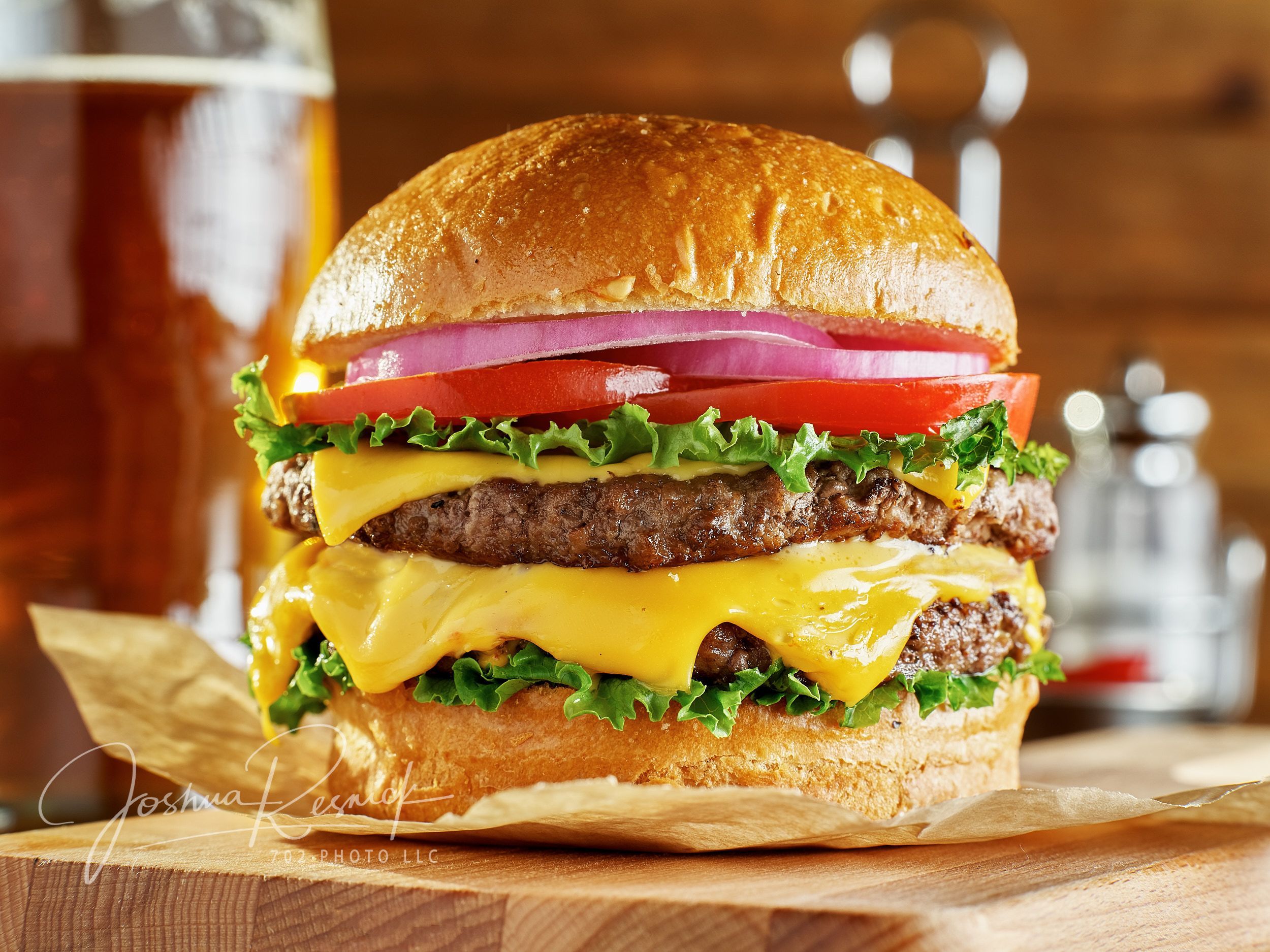 Cheese Beef Burger Sandwich