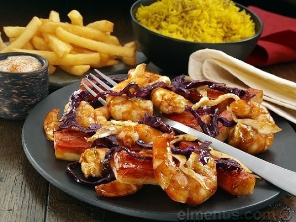 Shrimp and squid casserole