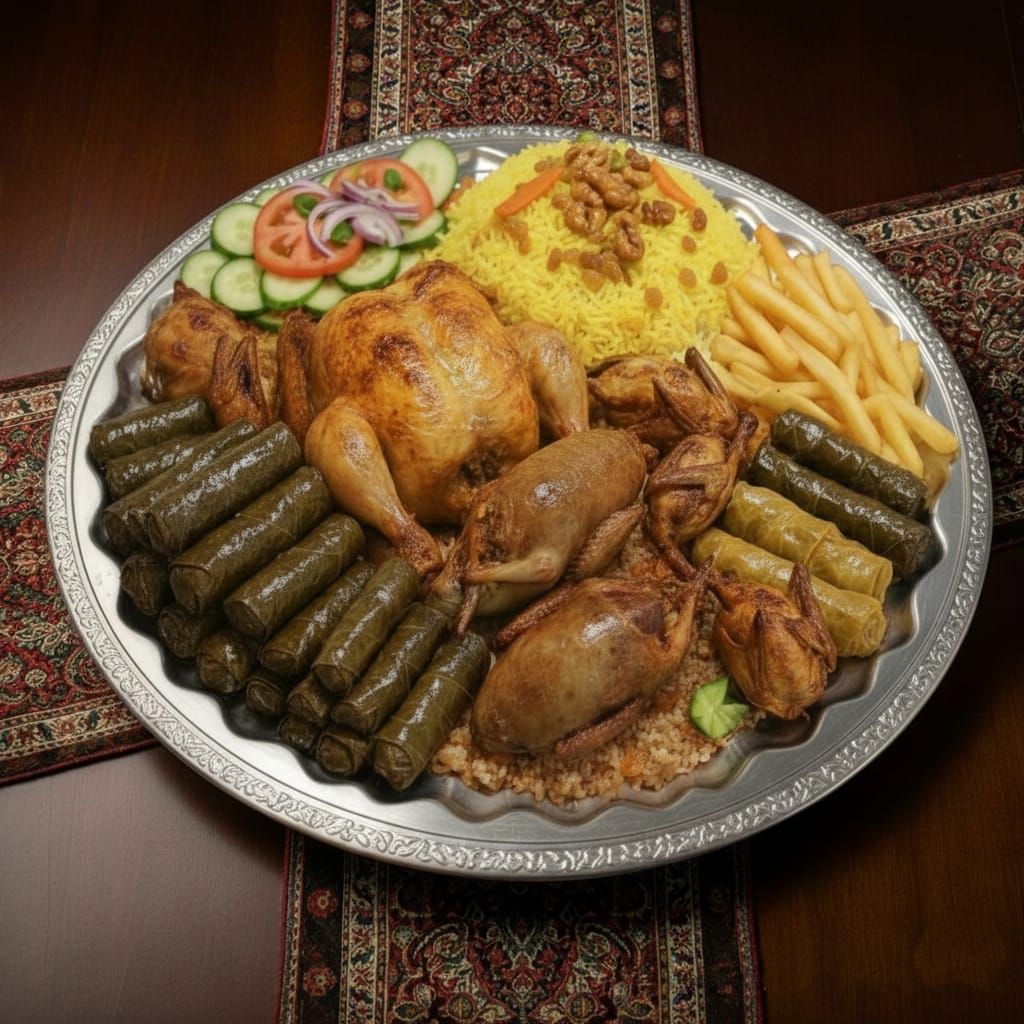 Tray For Pigeon And Quail Lovers For 6 To 8 People