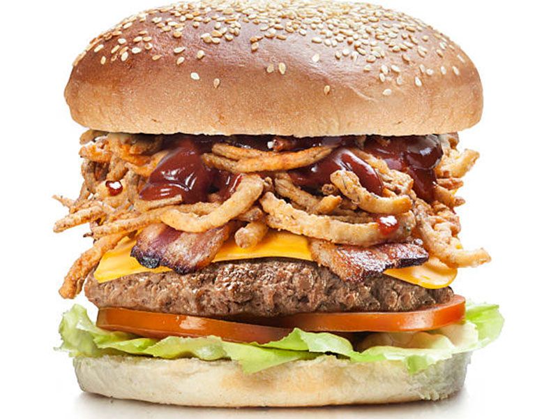 Bacon Burger Sandwich