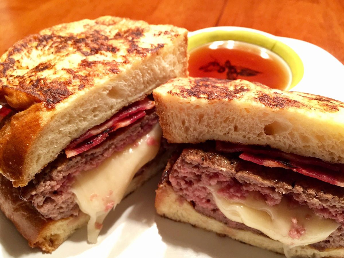 Beef Bacon Smashed Burger