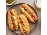 Hot Dog With Cheese Sandwich