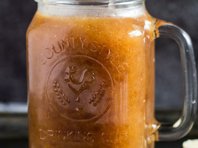 Banana With Caramel Cocktail