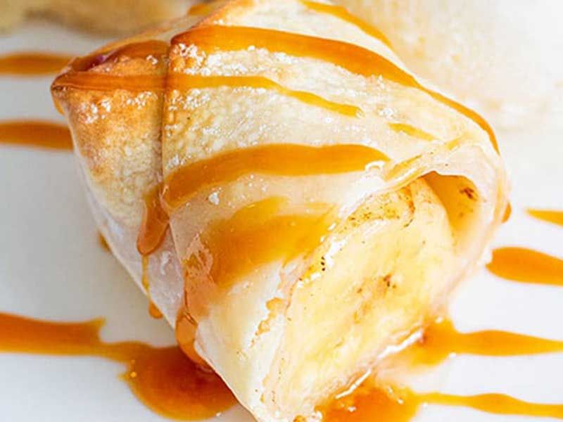 Banana With Caramel Ice Cream
