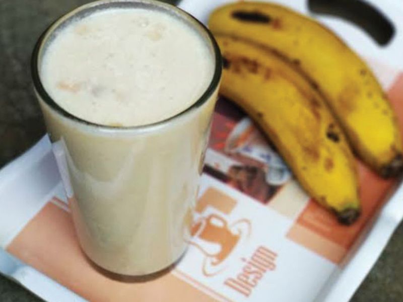 Fresh Banana Milk Juice