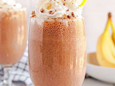 Banana With Nutella Chocolate Cocktail
