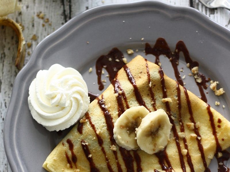 Banana Nutella Sweet Crepe
