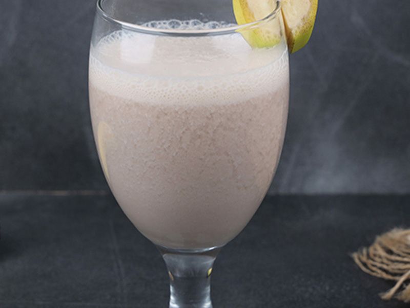 Banana With Milk Juice