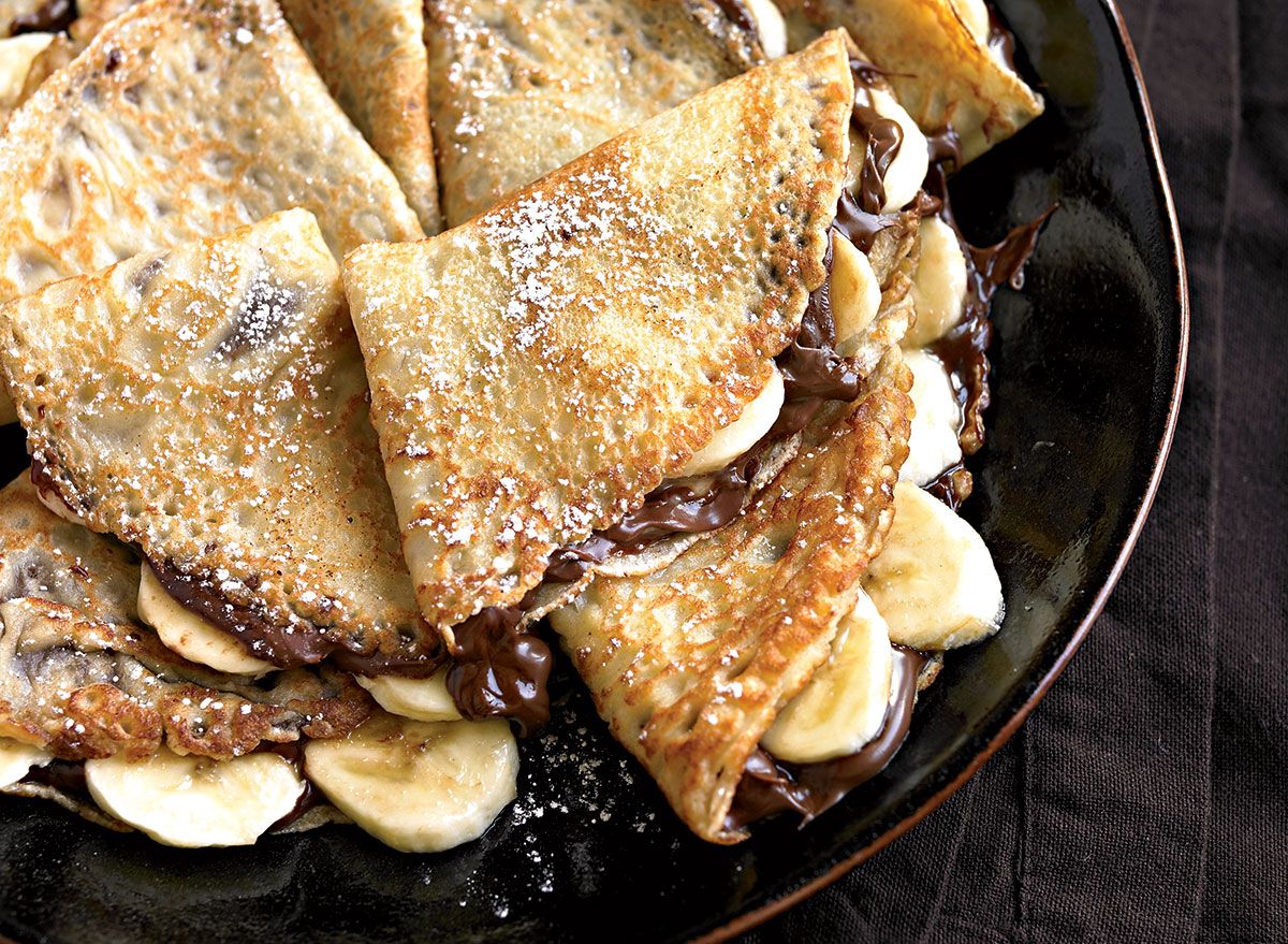 Nutella Chocolate With Nuts Crepe