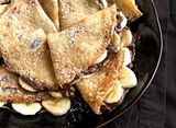 Nutella Chocolate With Nuts Crepe
