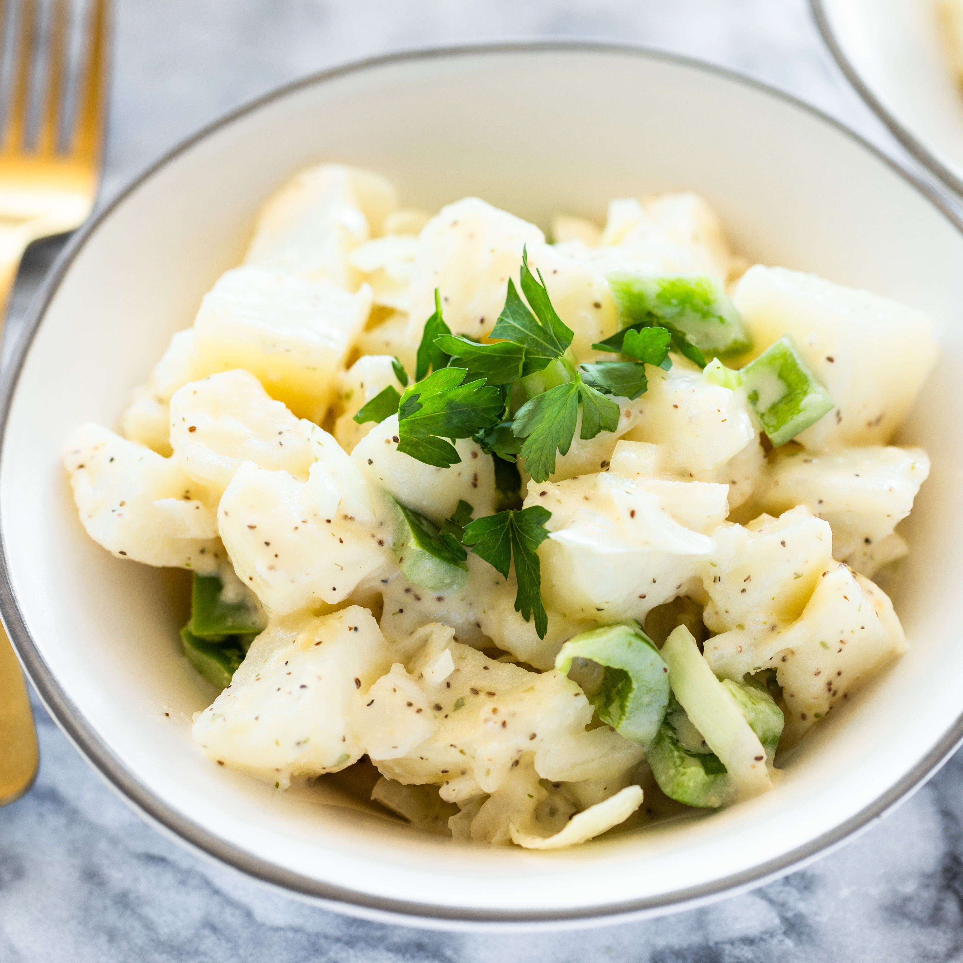 Potatoes With Mayonnaise Salad