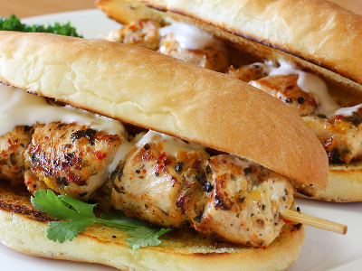 French Shish Tawook Sandwich