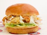 Chicken Beef Bacon Swiss Sandwich