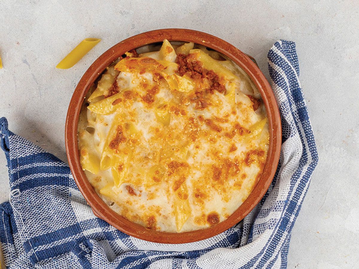 Bechamel Chicken Shawarma pasta