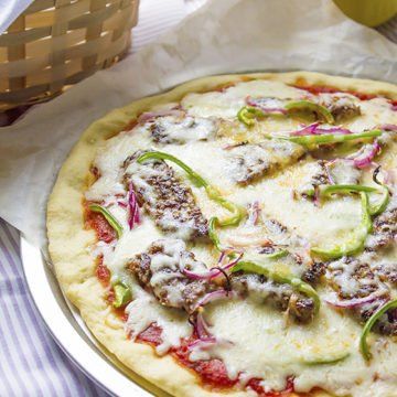Beef Burger Pizza