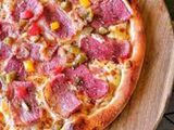 Medium Smoked Beef Pizza