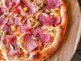 Large Smoked Beef Pizza