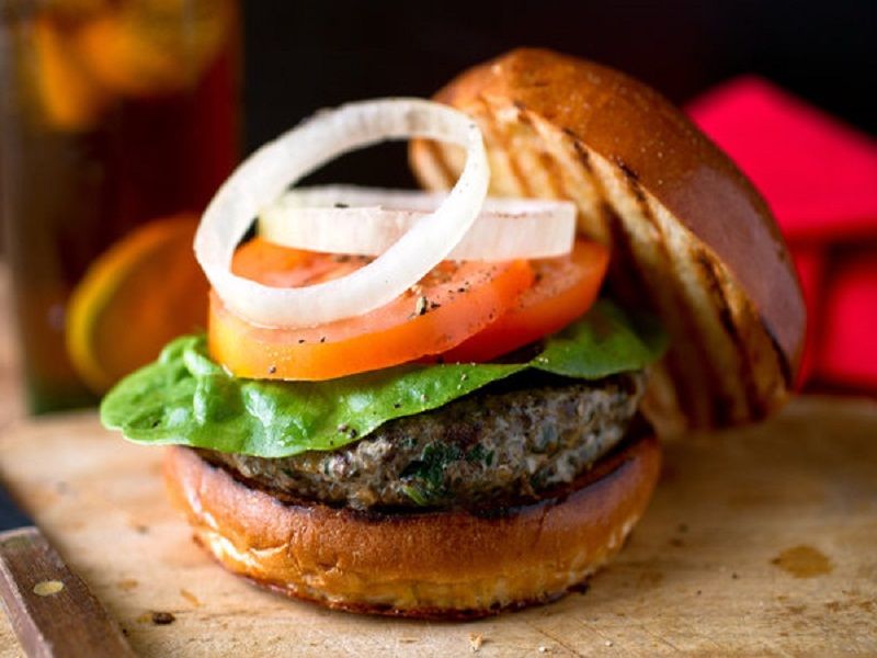 Basic Beef Burger Sandwich