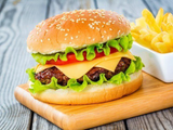 Jumbo Beef Burger With Eggs Sandwich