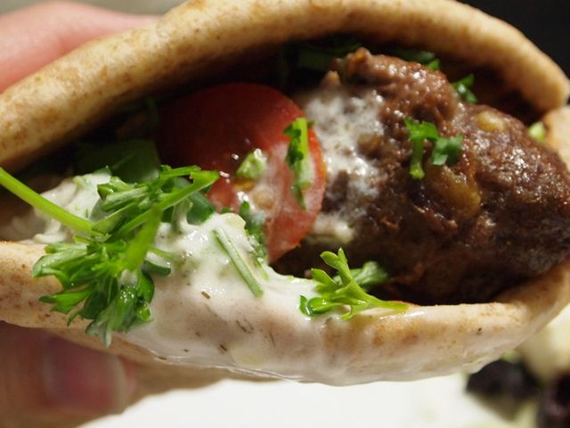 Beef Kebab Pita Sandwich
