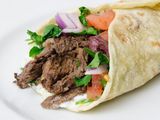 Meat Shawerma With Mixture Sandwich