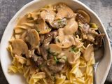 Beef stroganoff Platter