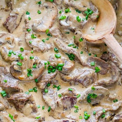 Beef Stroganoff