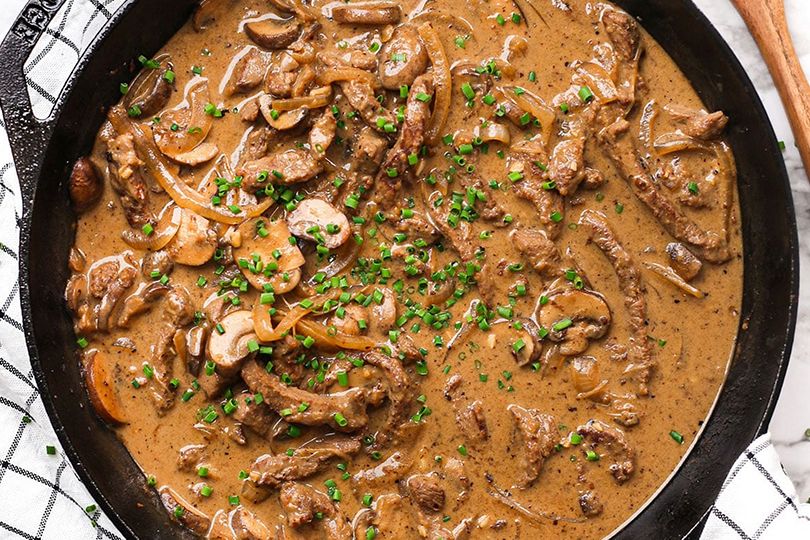 Beef Stroganoff