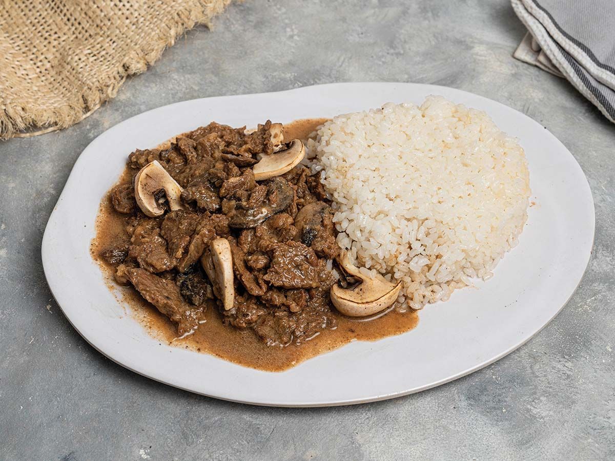Beef straganoff