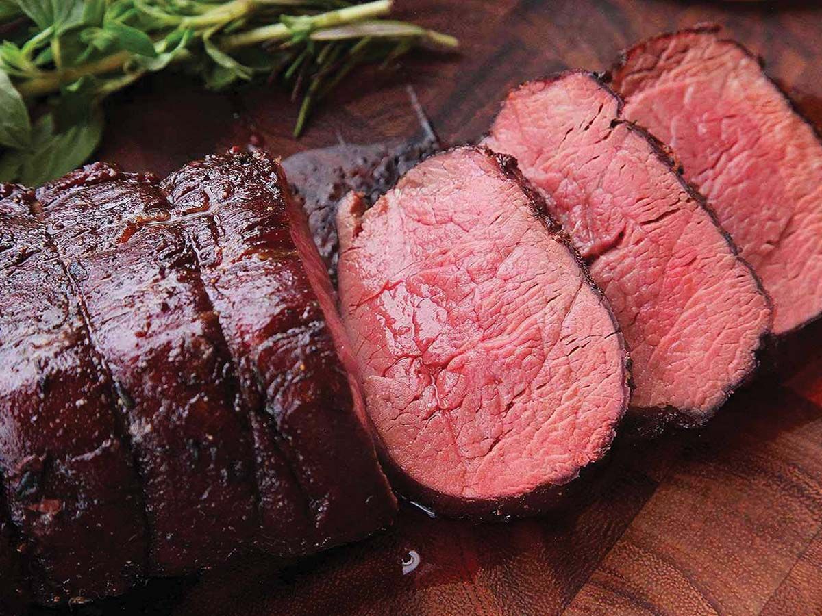 Beef Tinderlion with pasta
