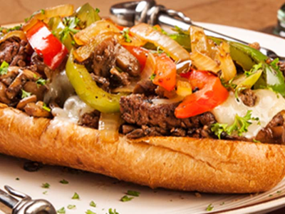 Beef Fajita Sandwich