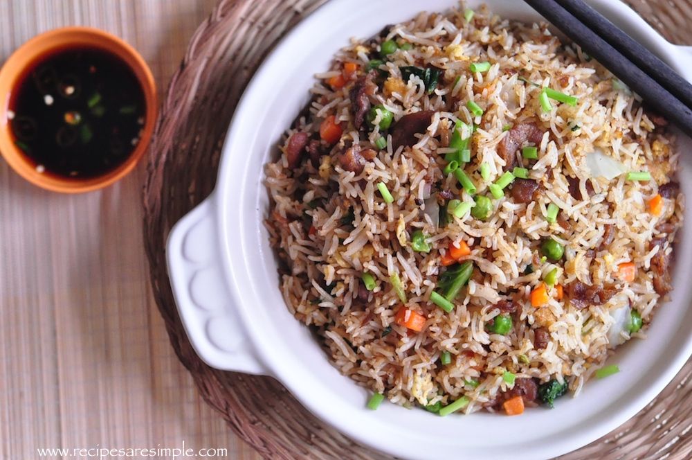 fried rice with beef