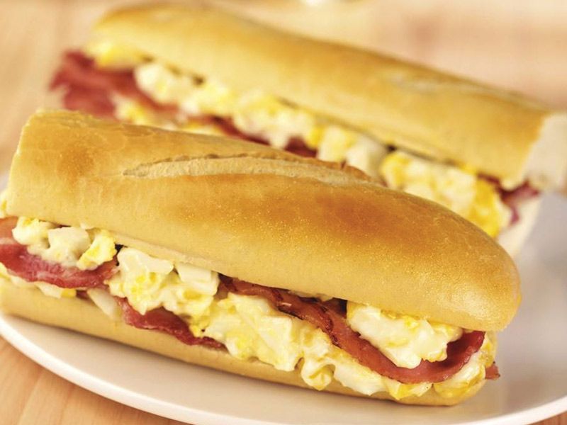 Pastrami Eggs Sandwich