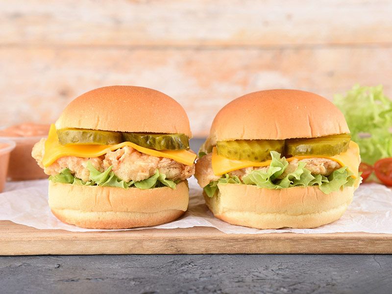 Big Hummer Chicken Burger Sandwich