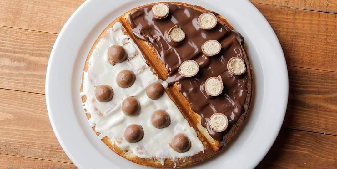 Black And White Waffle