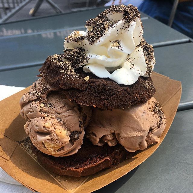 Black And White Chocolate Ice Cream