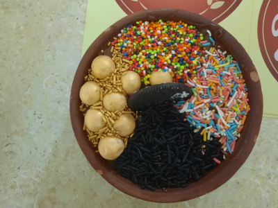 Nutella Casserole Covered With Mix Chocolate